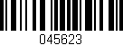 Código de barras (EAN, GTIN, SKU, ISBN): '045623'