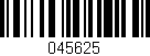 Código de barras (EAN, GTIN, SKU, ISBN): '045625'