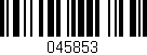 Código de barras (EAN, GTIN, SKU, ISBN): '045853'