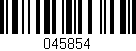 Código de barras (EAN, GTIN, SKU, ISBN): '045854'