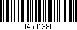 Código de barras (EAN, GTIN, SKU, ISBN): '04591380'