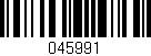 Código de barras (EAN, GTIN, SKU, ISBN): '045991'