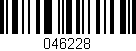 Código de barras (EAN, GTIN, SKU, ISBN): '046228'