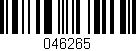 Código de barras (EAN, GTIN, SKU, ISBN): '046265'