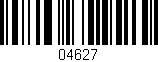 Código de barras (EAN, GTIN, SKU, ISBN): '04627'