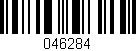 Código de barras (EAN, GTIN, SKU, ISBN): '046284'