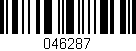 Código de barras (EAN, GTIN, SKU, ISBN): '046287'