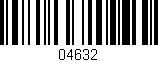 Código de barras (EAN, GTIN, SKU, ISBN): '04632'