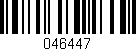 Código de barras (EAN, GTIN, SKU, ISBN): '046447'