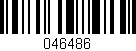 Código de barras (EAN, GTIN, SKU, ISBN): '046486'