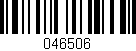 Código de barras (EAN, GTIN, SKU, ISBN): '046506'