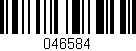 Código de barras (EAN, GTIN, SKU, ISBN): '046584'