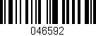 Código de barras (EAN, GTIN, SKU, ISBN): '046592'