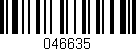 Código de barras (EAN, GTIN, SKU, ISBN): '046635'