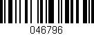 Código de barras (EAN, GTIN, SKU, ISBN): '046796'