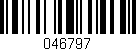 Código de barras (EAN, GTIN, SKU, ISBN): '046797'