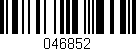 Código de barras (EAN, GTIN, SKU, ISBN): '046852'