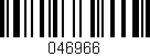Código de barras (EAN, GTIN, SKU, ISBN): '046966'