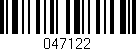 Código de barras (EAN, GTIN, SKU, ISBN): '047122'