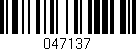 Código de barras (EAN, GTIN, SKU, ISBN): '047137'