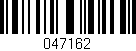 Código de barras (EAN, GTIN, SKU, ISBN): '047162'