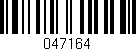 Código de barras (EAN, GTIN, SKU, ISBN): '047164'