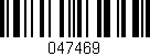 Código de barras (EAN, GTIN, SKU, ISBN): '047469'