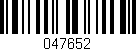 Código de barras (EAN, GTIN, SKU, ISBN): '047652'