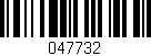 Código de barras (EAN, GTIN, SKU, ISBN): '047732'