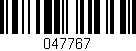 Código de barras (EAN, GTIN, SKU, ISBN): '047767'