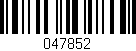 Código de barras (EAN, GTIN, SKU, ISBN): '047852'