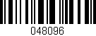 Código de barras (EAN, GTIN, SKU, ISBN): '048096'