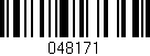 Código de barras (EAN, GTIN, SKU, ISBN): '048171'