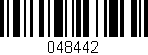 Código de barras (EAN, GTIN, SKU, ISBN): '048442'