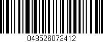 Código de barras (EAN, GTIN, SKU, ISBN): '048526073412'