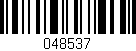 Código de barras (EAN, GTIN, SKU, ISBN): '048537'