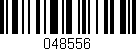 Código de barras (EAN, GTIN, SKU, ISBN): '048556'