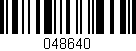 Código de barras (EAN, GTIN, SKU, ISBN): '048640'