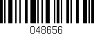Código de barras (EAN, GTIN, SKU, ISBN): '048656'