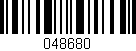 Código de barras (EAN, GTIN, SKU, ISBN): '048680'