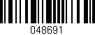 Código de barras (EAN, GTIN, SKU, ISBN): '048691'