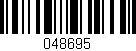 Código de barras (EAN, GTIN, SKU, ISBN): '048695'