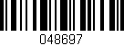 Código de barras (EAN, GTIN, SKU, ISBN): '048697'