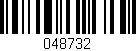 Código de barras (EAN, GTIN, SKU, ISBN): '048732'