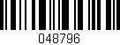 Código de barras (EAN, GTIN, SKU, ISBN): '048796'