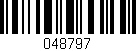 Código de barras (EAN, GTIN, SKU, ISBN): '048797'