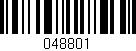 Código de barras (EAN, GTIN, SKU, ISBN): '048801'