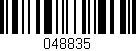 Código de barras (EAN, GTIN, SKU, ISBN): '048835'