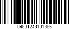 Código de barras (EAN, GTIN, SKU, ISBN): '04891243101885'