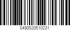 Código de barras (EAN, GTIN, SKU, ISBN): '0490520510231'